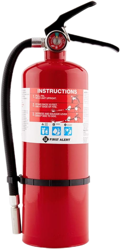 common red fire extinguisher